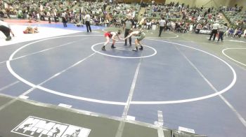 109 lbs Round Of 16 - Benson Tanner, USA Gold vs Braiden Peart, Cottage Grove WC