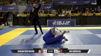 Talon Matthew Van Dyne vs Jack Andrew Bell 2026 Pan Kids Jiu-Jitsu IBJJF Championship