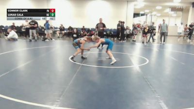 80 lbs Consi Of 8 #2 - Connor Clark, PA vs Lukas Cala, NC