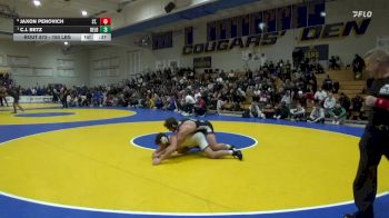 193 lbs Consolation - Jaxon Penovich, St. Viator (IL) vs C.j. Betz, Delbarton (NJ)