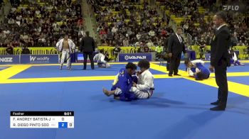 FABRICIO ANDREY BATISTA JUNIOR vs RAIMUNDO DIEGO PINTO SODRE 2024 World Jiu-Jitsu IBJJF Championship