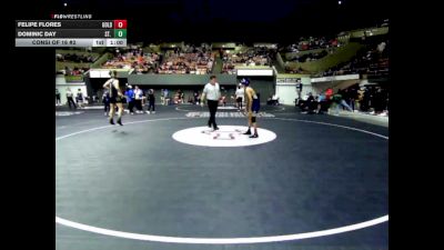 115 lbs Consi Of 16 #2 - Felipe Flores, Golden Valley (Bakersfield) vs Dominic Day, St. Joseph