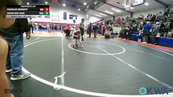 55 lbs Quarterfinal - Charlee Bennett, Woodland Wrestling Club vs Levan Big Hair, Wagoner Takedown Club