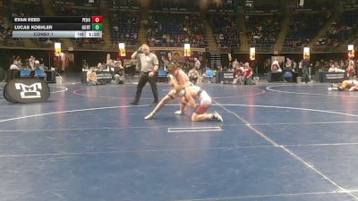 140 lbs Consy 1 - Evan Reed, Penns Valley vs Lucas Koehler, Northwestern Lehigh