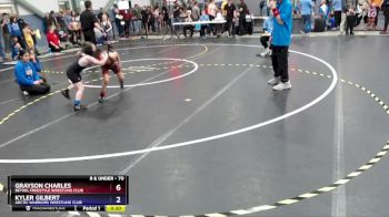 70 lbs Champ. Round 1 - Kyler Gilbert, Arctic Warriors Wrestling Club vs Grayson Charles, Bethel Freestyle Wrestling Club