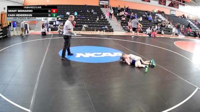 65 lbs 1st Place Match - Cash Henderson, Hempfield vs Grady Bednarski, Frazier