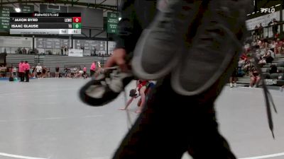 57-63 lbs Cons. Round 1 - Jaxon Byrd, Lincoln Youth Wrestling vs Isaac Glause, Decatur Lakers