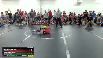 72 lbs Round 2 (6 Team) - Drew Elliott, Killa Bees vs Thomas Miller, Rampage