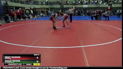 120 lbs Round 1 - Arley Vaughan, Wautoma vs Kenadi Meador, St. Croix Falls