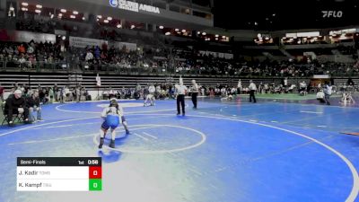 100 lbs Semifinal - Jordan Kadir, Toms River vs Kyle Kampf, Triumph Trained