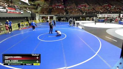 81 lbs Semifinal - Emma Juarez, Total Kaos Wrestling Club vs Prisayis Harrell, LAWC