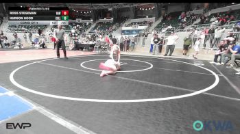 76 lbs Consi Of 4 - Ross Stegeman, Raw Wrestling Club vs Hudson Hood, Collinsville Cardinal Youth Wrestling