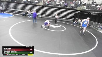 218 lbs Cons. Round 3 - Carson Kimber, Box Elder vs Jj Ruden, Carbon High School