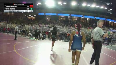 155 lbs Quarterfinal - Jikayla Hutto, Freedom vs Mya Bethel, North Miami