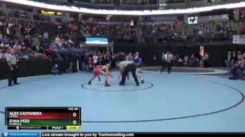 132 lbs Champ. Round 1 - Alex Castaneda, Eaton vs Eyan Peek, Florence