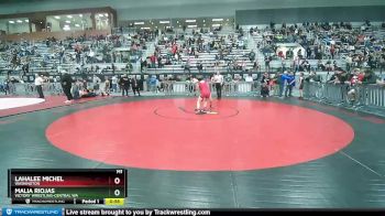 119 lbs Quarterfinal - Lahalee Michel, Washington vs Malia Riojas, Victory Wrestling-Central WA