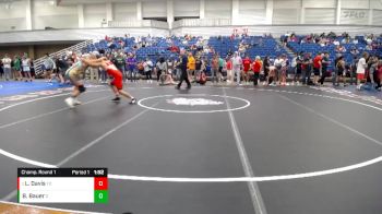 116 lbs Champ. Round 1 - Liam Davis, Lake Highland Prep vs Braxtyn Bauer, Antwerp