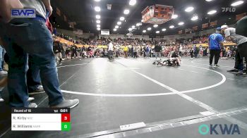 Round Of 16 - Reid Kirby, Norman Grappling Club vs Ryker Williams, Harrah Little League Wrestling