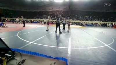 140 lbs Consi Of 16 #2 - Brock Hughes, Wagoner vs Aiden Young, Blanchard High School