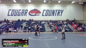 149 lbs Cons. Semi - Jonathan Hernandez, Southern Oregon vs Carlos Kisokwa, Linfield University