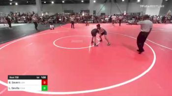 100 lbs Rr Rnd 4 - Brody Severn, Lions WC vs Luke Sevilla, Team So. Cal Of Temecula