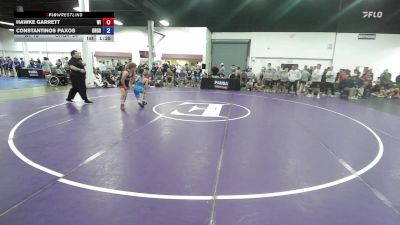 110 lbs Hawke Garrett, Wisconsin vs Constantinos Paxos, Ohio Gray