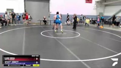 285 lbs Rr2 - Wyatt Abbett, Chugach Eagles Wrestling Club vs Luke Sena, Mat-Su Matmen