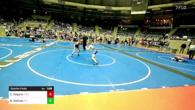 84 lbs Quarterfinal - Colt Kilgore, Checotah Matcats vs Bryson Gelinas, Grove Takedown Club