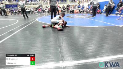 61 lbs Consi Of 8 #2 - Oaklin Grace, Blackwell Wrestling Club vs Tae Berry, Ark City Takedown