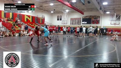High School - 210 lbs Finals (8 Team) - Shane Oblen, Mount Olive vs Daniel Vargas, Easton (PA)