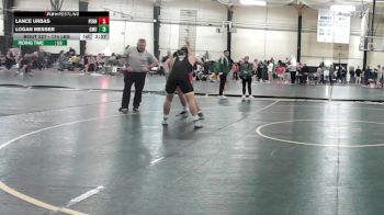 174 lbs Quarterfinal - Lance Urbas, Penn vs Logan Messer, George Mason