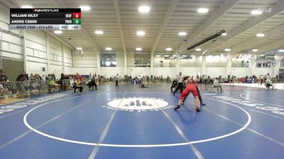 215 lbs Consi Of 8 #2 - William Riley, Bedford vs Andre Cemin, Providence BTS