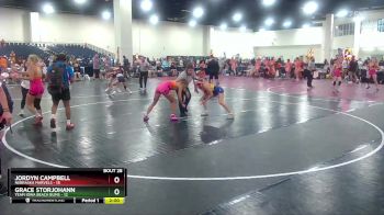 125 lbs Placement (16 Team) - Grace Storjohann, Team Iowa Beach Bums vs Jordyn Campbell, Nebraska Marvels