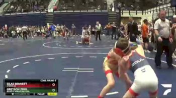 70 lbs Cons. Round 5 - Silas Bennett, Athens PA vs Greyson Zoul, Buckeye Wrestling Club