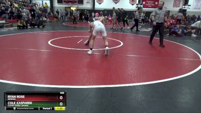 106 lbs Round 5 - Ryan Rose, Keokuk vs Cole Kasparek, Clear Creek-Amana