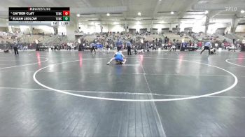 110 lbs 3rd Place Match - Cayden Clay, Elite Wrestling Academy vs Elijah Ledlow, Higher Calling Wrestling