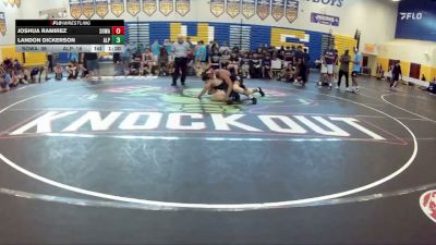 190 lbs Round 1 (8 Team) - Joshua Ramirez, SOWA vs Landon Dickerson, Alpha WC