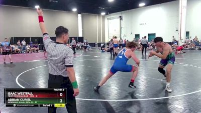 215 lbs Round 2 (6 Team) - Adrian Curiel, Nebraska Smash (Dev A) vs Isaac Westfall, Team Michigan Blue - DEV