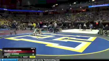 105 lbs Semifinal - Audrey Scherer, Lindbergh vs Isa-Bella Mendoza, Lafayette (St. Joseph)