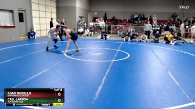 149 lbs Quarterfinal - Adam Busiello, Northern Colorado vs Cael Larson, Augustana (SD)