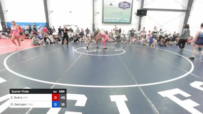 66 kg Quarterfinal - Zahily Avery, Wyoming SEM Women vs Olivia Georges, CT Whale Girls