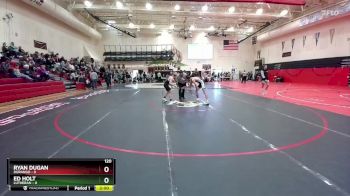 120 lbs Round 3 (4 Team) - Ed Holt, Lutheran vs Ryan Dugan, Durango