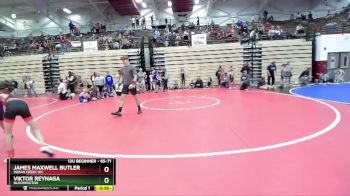 65-71 lbs Round 3 - Viktor Reynaga, Bloomington vs James Maxwell Butler, Indian Creek WC