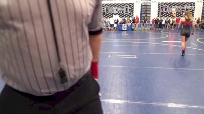 100 lbs Semifinal - Jocelyn Adkins, Cabell MIdland-WV vs McKenzie Astorino, Curwensville