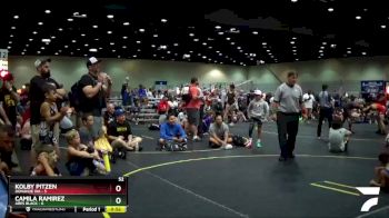 52 lbs Round 5 (6 Team) - Camila Ramirez, Ares Black vs Kolby Pitzen, Donahue WA