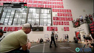 70-75 lbs Final - Barrett Jones, Weatherford Youth Wrestling vs Jett Goodin, Morrison Takedown Club