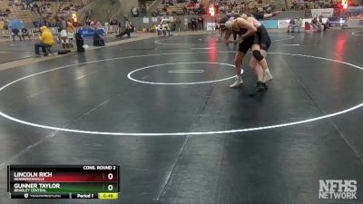 AA 152 lbs Cons. Round 2 - Lincoln Rich, Hendersonville vs Gunner Taylor, Bradley Central