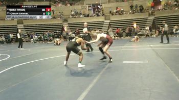 139 Championship Bracket Cons. Round 2 - Owen Rhode, Anoka vs Yontan Samuel, Apple Valley
