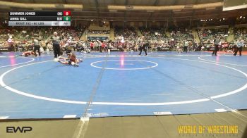 60 lbs Consi Of 8 #1 - Summer Jones, Cowboy Wrestling Club vs Anna Gill, Beatrice Wrestling Club
