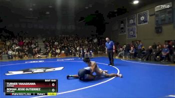 150 lbs 1st Place Match - Roman Jesse Gutierrez, Bullard vs Turner Yanagisawa, Mayfair